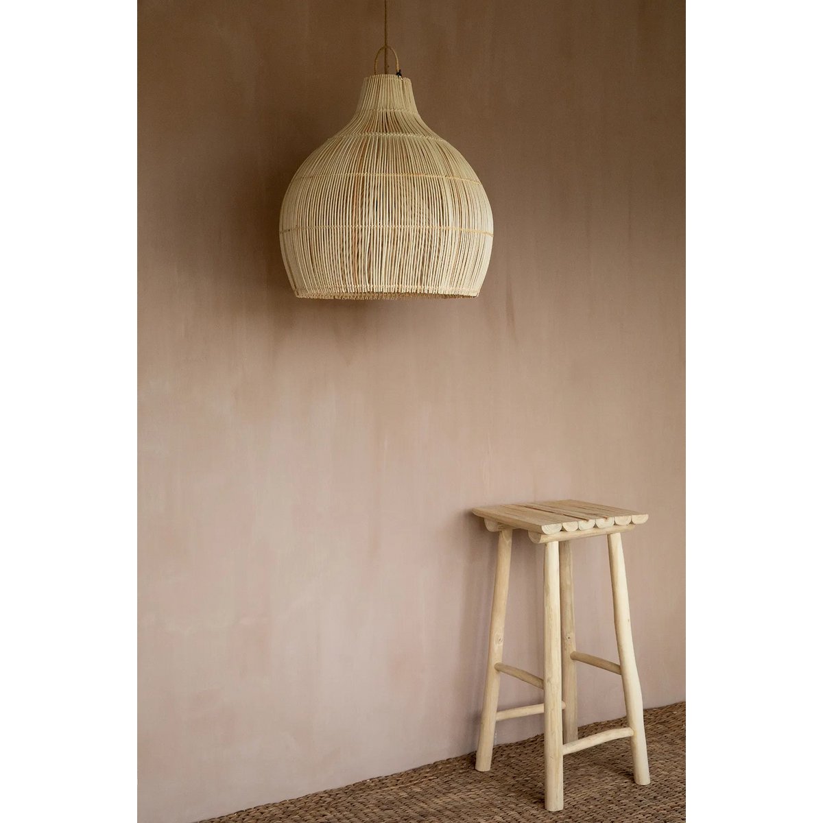 Bazar Bizar - Lampe suspendue 'Lobster Trap' (Naturel)