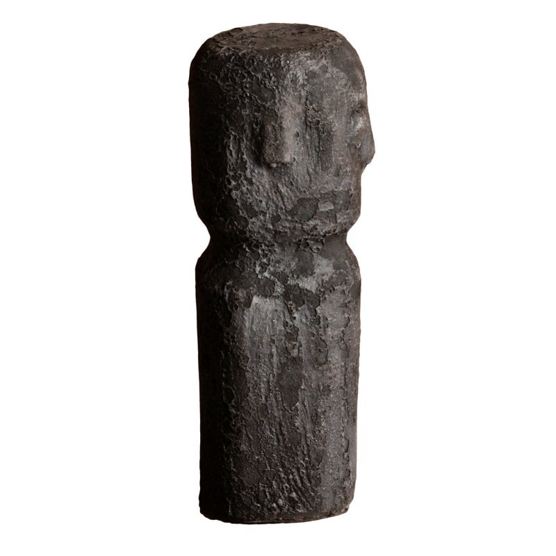 Pole to Pole - Statue Sumba en céramique M Noir (Lot de 6)