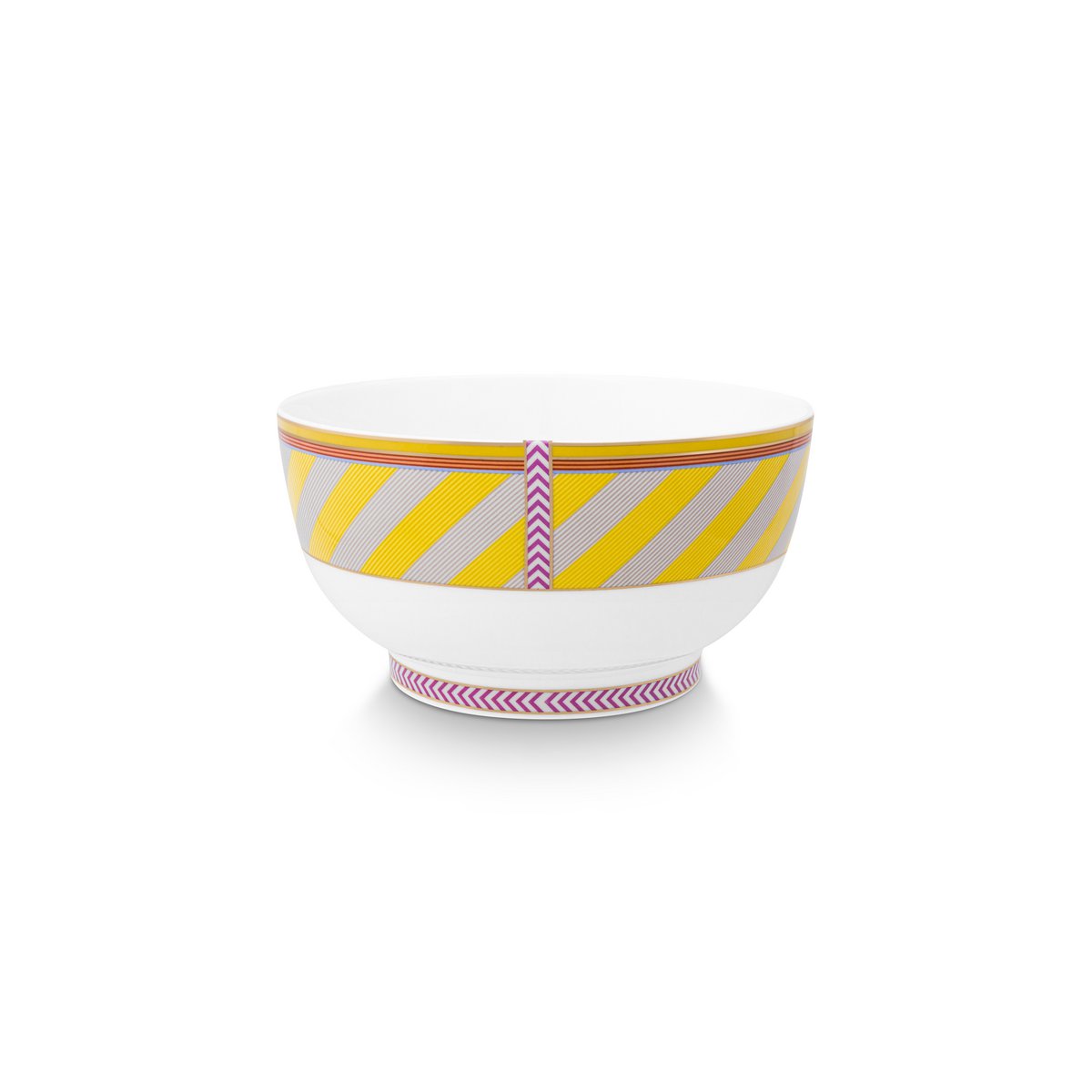 Pip Studio - Bowl Pip Chique Stripes Yellow 20.5cm