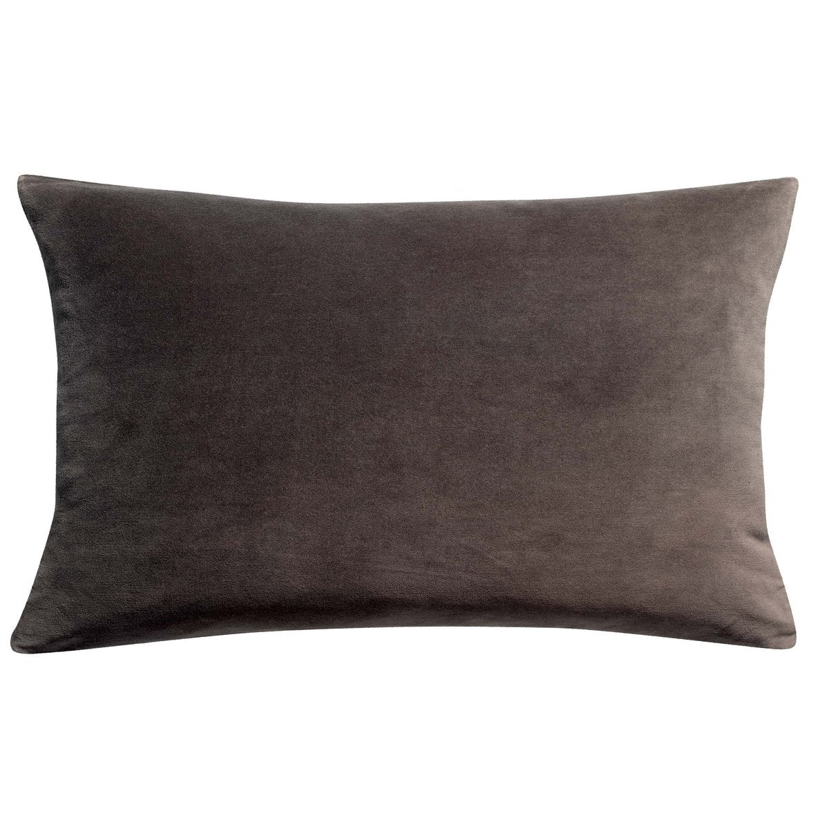 VIVARAISE - Coussin uni Elise Cacao 30 x 50