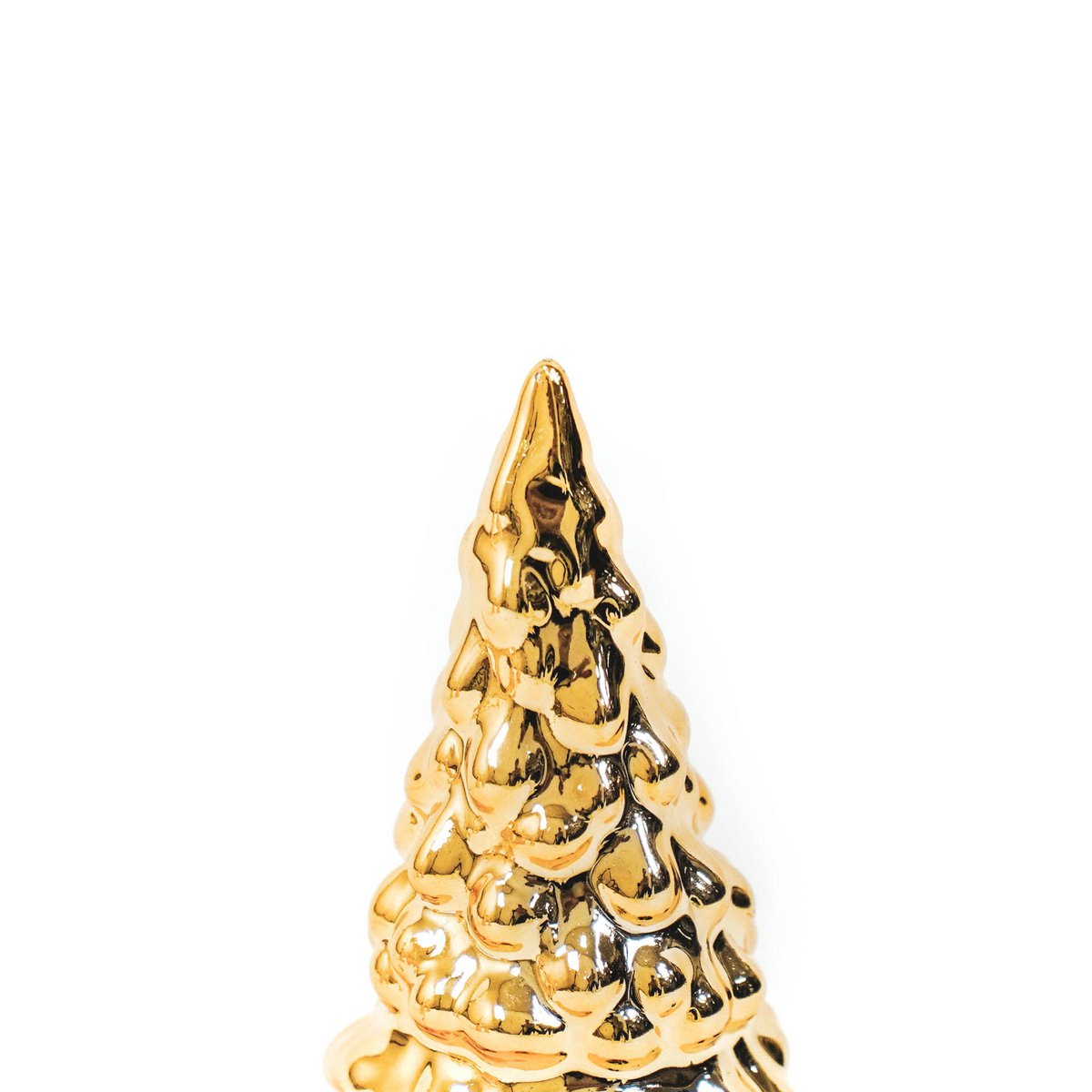 Housevitamin - Kerstornament 'Kerstboom' (16cm hoog, Goud)