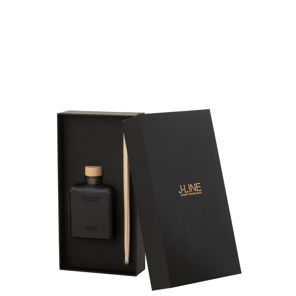 J-Line - Huile Parfumée Cuir Noir 100Ml