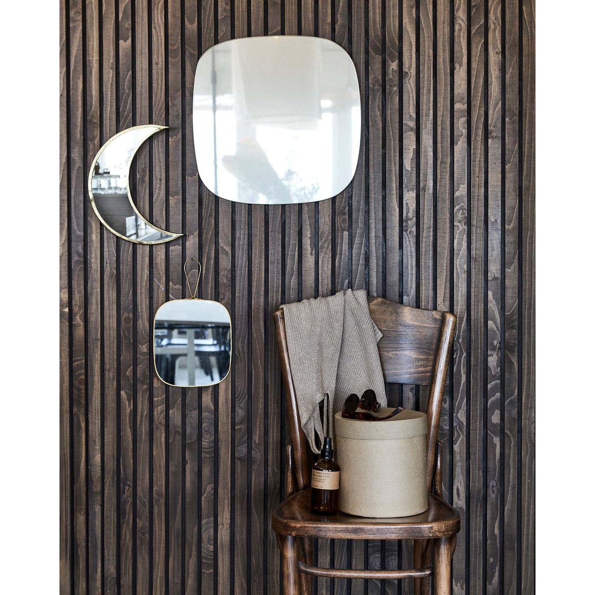 vtwonen - Spiegel Maan Goud 30cm