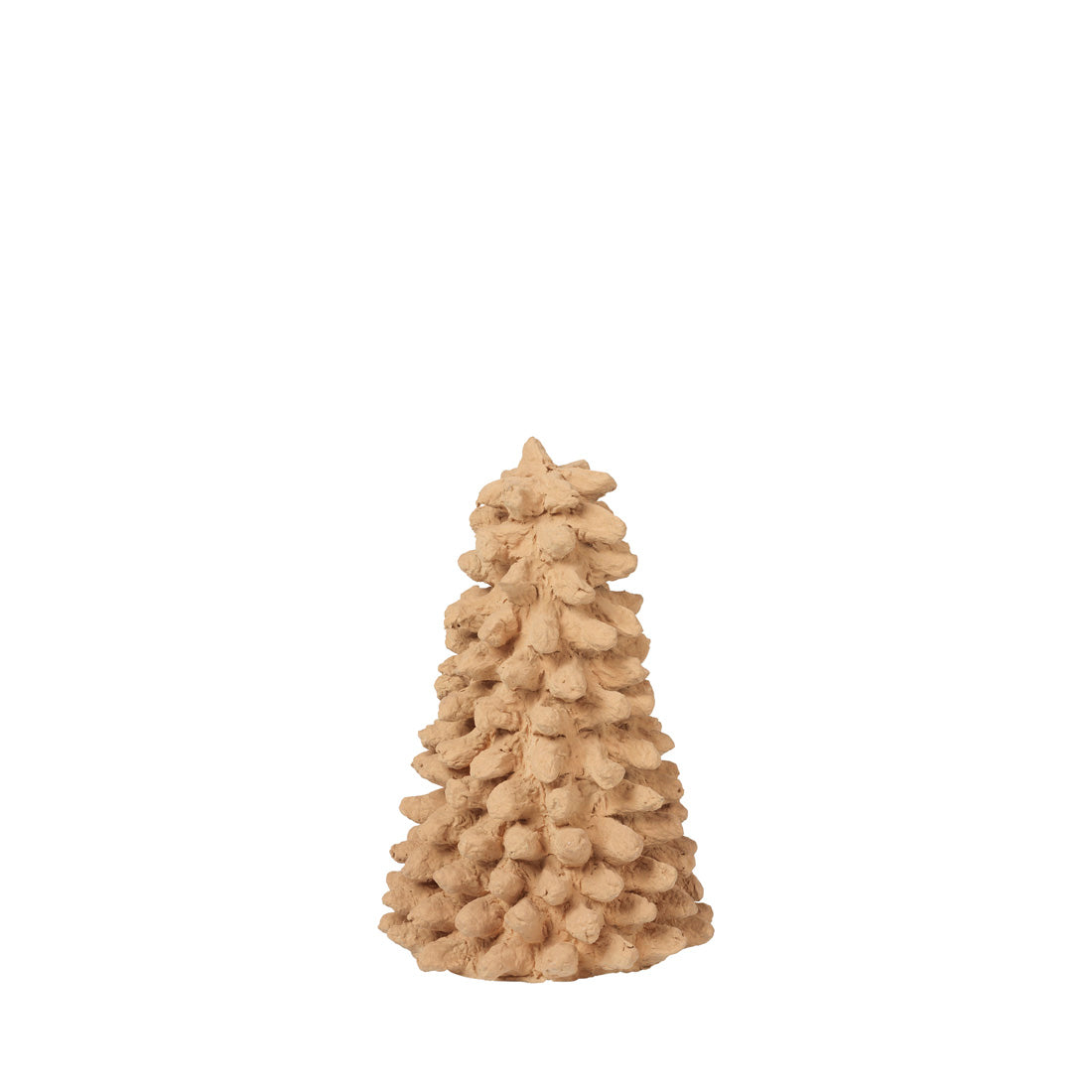 Broste Copenhagen - Weihnachtsbaum 'Pulp' (Größe S, Braun)