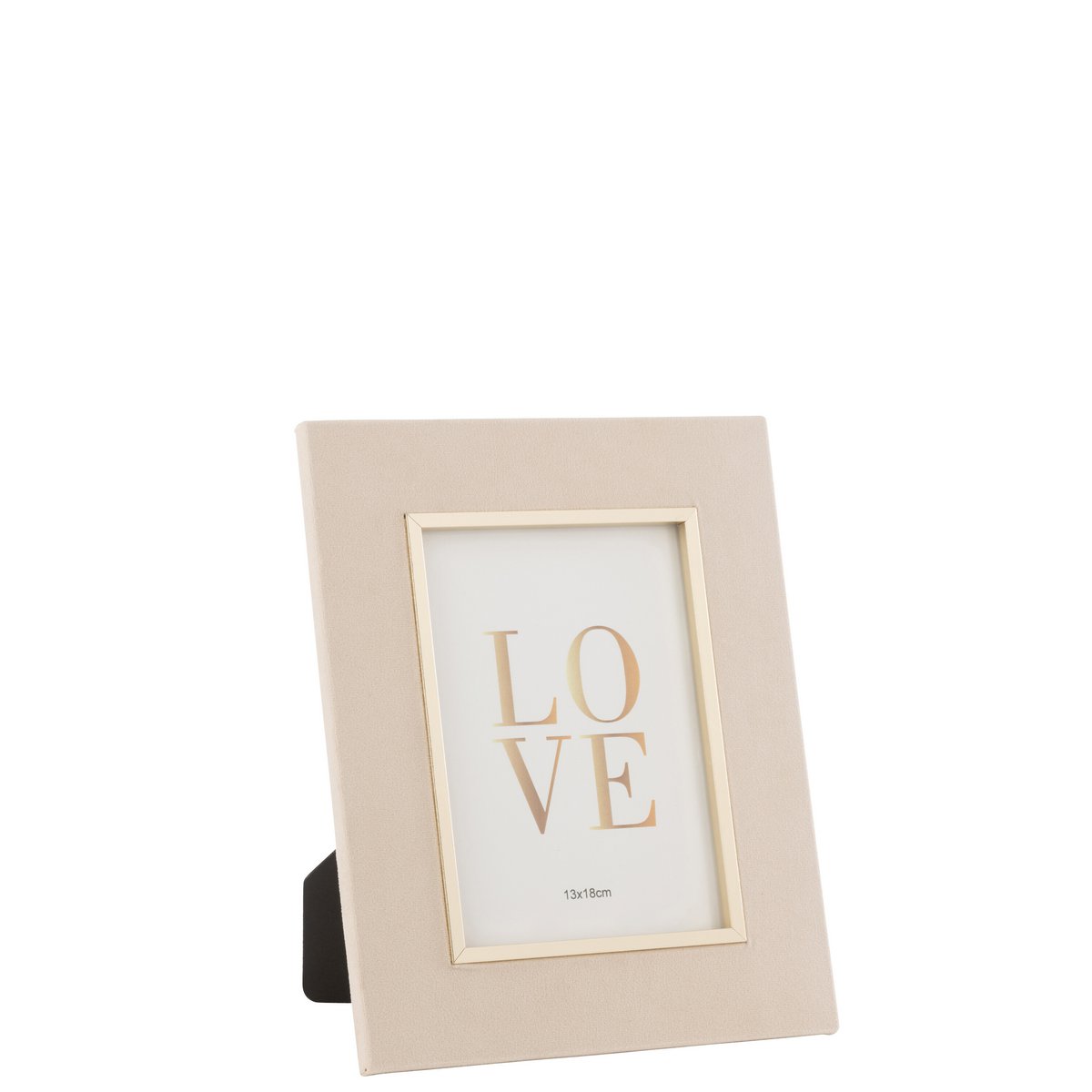 J-Line – Fotorahmen Dita Velvet Beige Medium