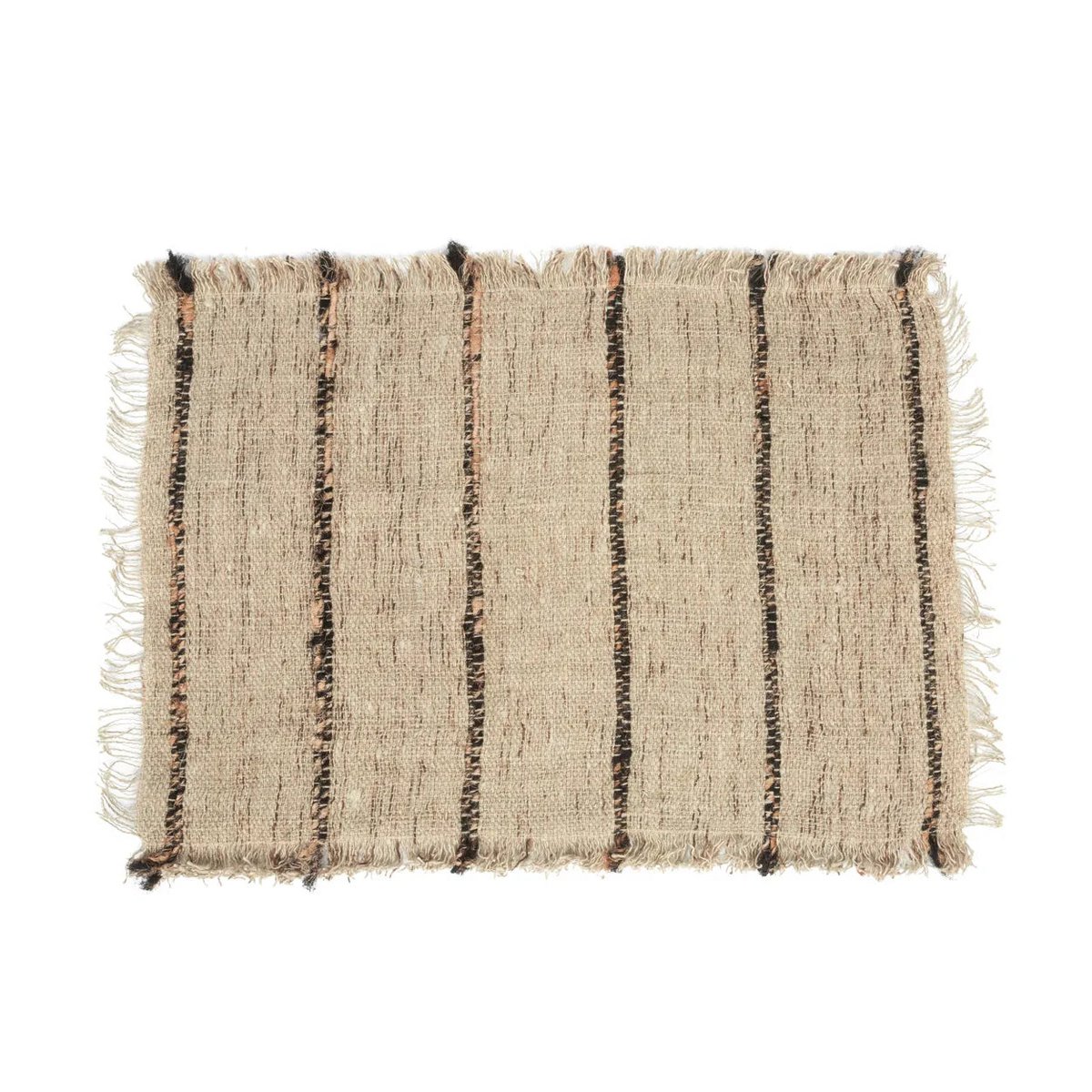 Bazar Bizar - Placemats 'Oh My Gee' (Beige Zwart, Set van 4)