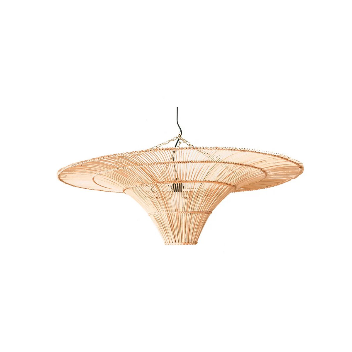 Bazar Bizar - Lampe suspendue 'Sky' (Naturel, L)