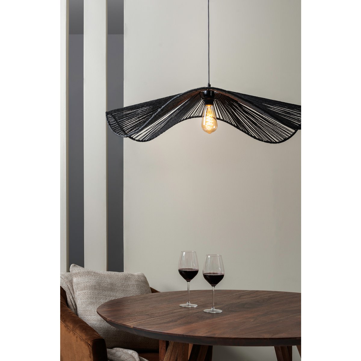 Leitmotiv - Hanglamp Sombra Groot - LM2117BK