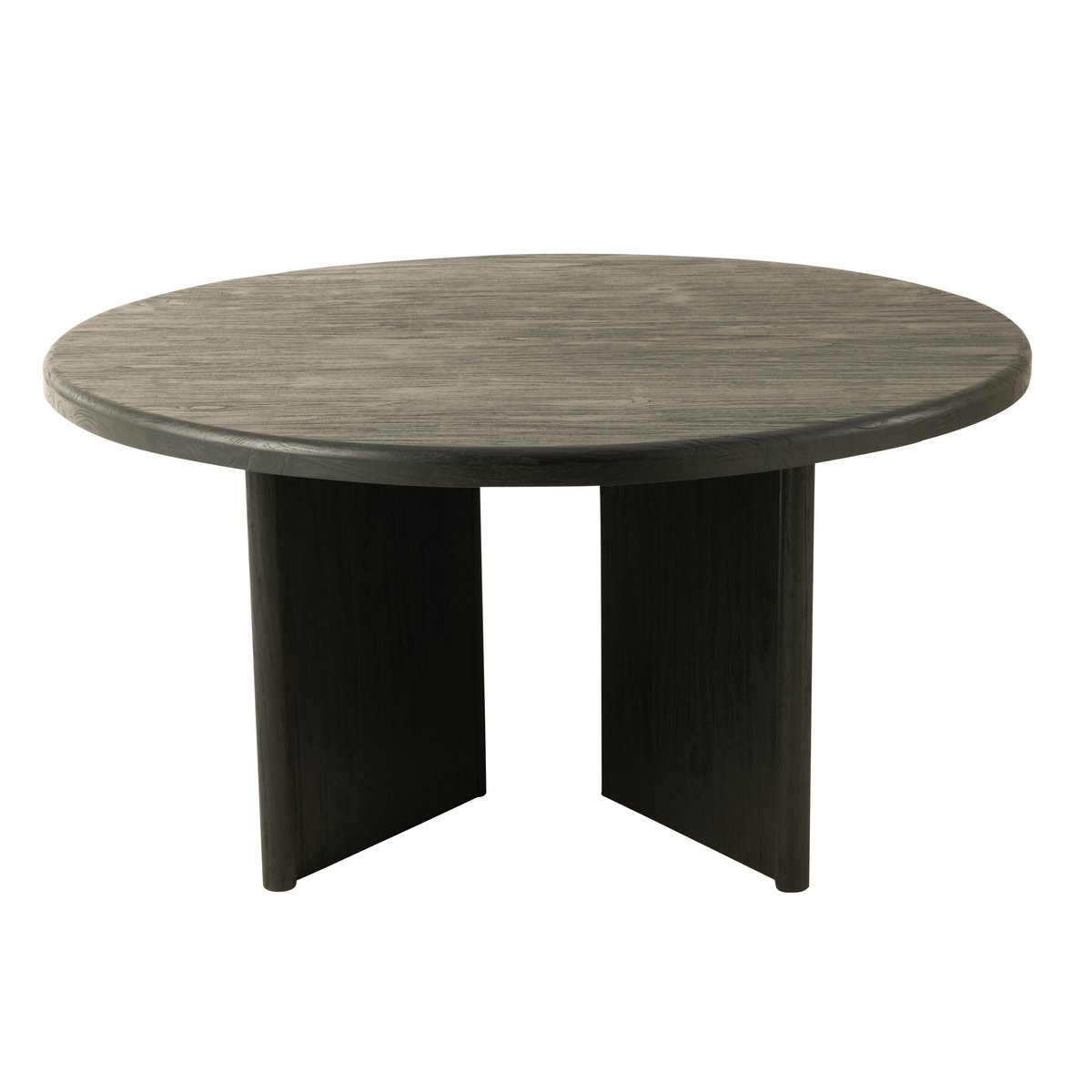 J-Line - Table à manger 'Teck' (Noir, Bois)