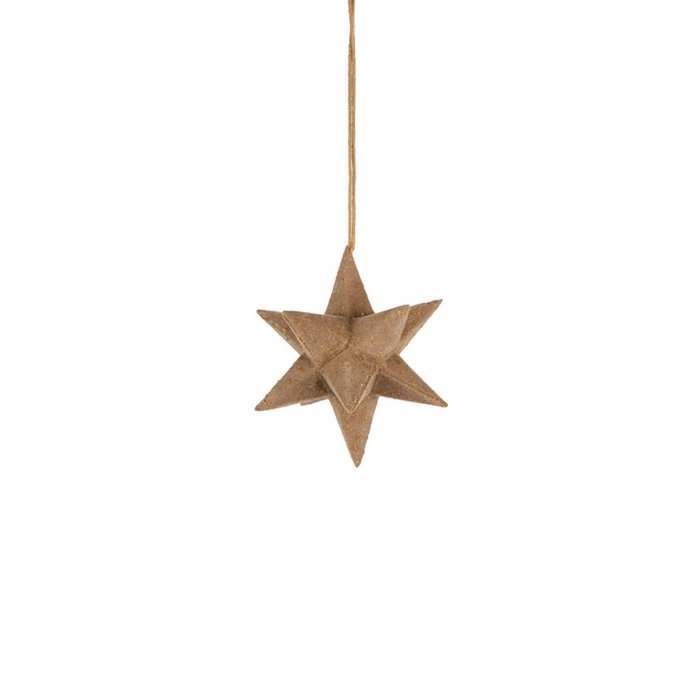 Mrs. Bloom - 3D Star S taupe/goud fluweel