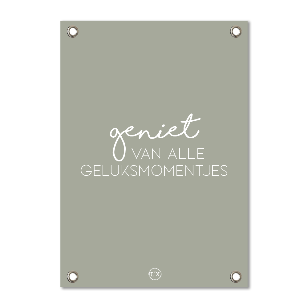 Label2X - Gartenposter Glücksmomente