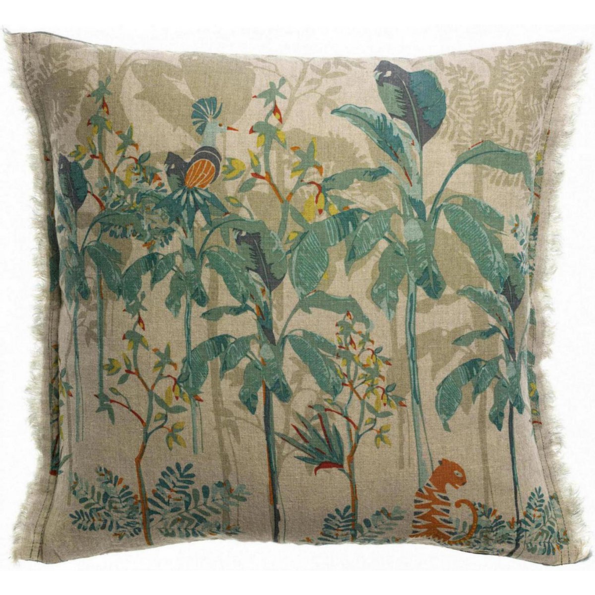 VIVARAISE - Coussin imprimé multicolore Zeff Raja 45 x 45