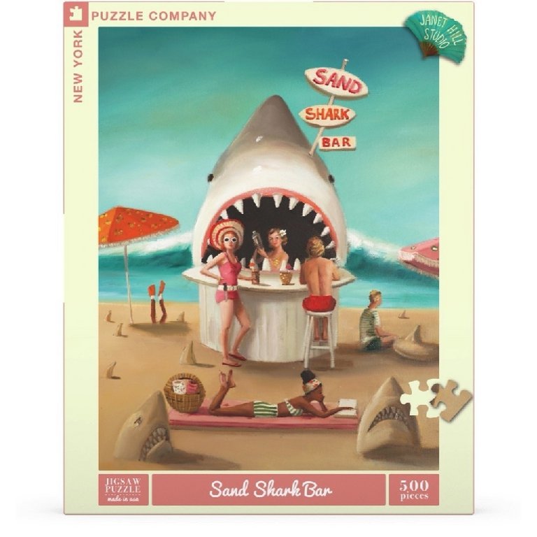 New York Puzzle Company - Puzzle 'Sand Shark Bar' (500 pièces)