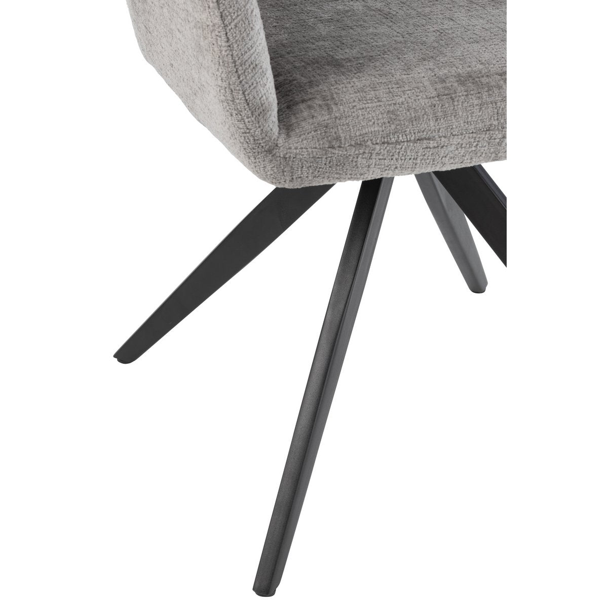 J-Line - Chaise Louna Fer/Acrylique Gris