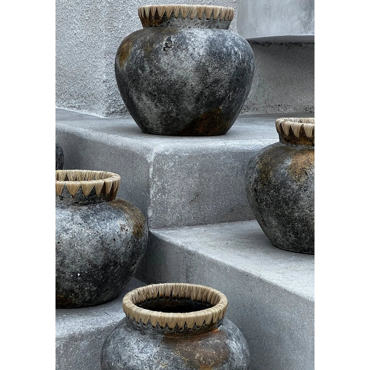 Bazar Bizar - Vase 'Styly' (Gris Antique, S)