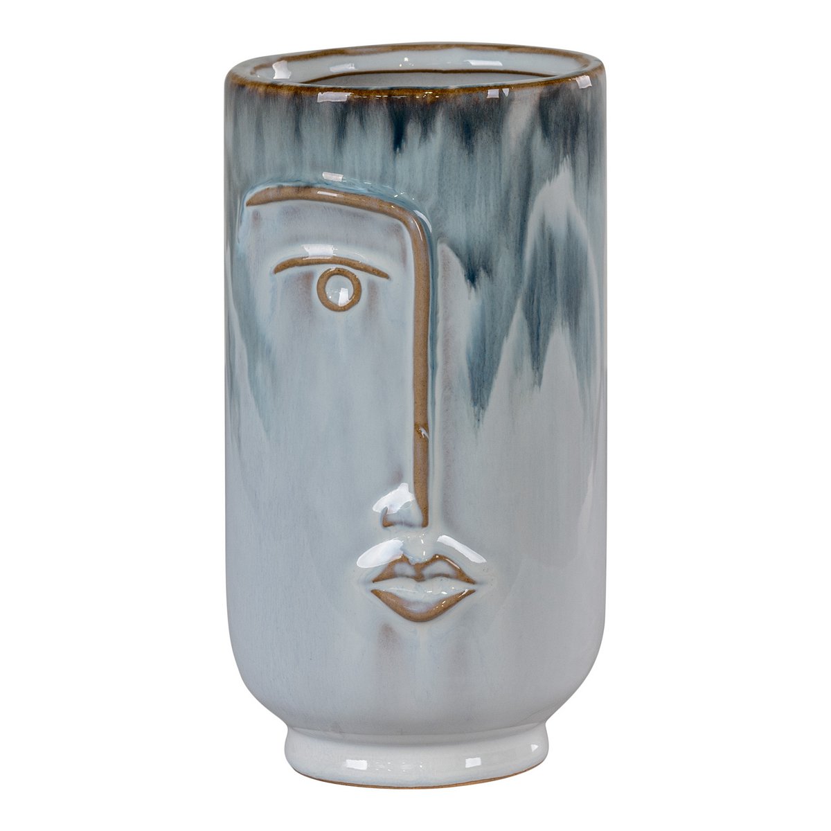 House Nordic - Vase - 2-farbig blau