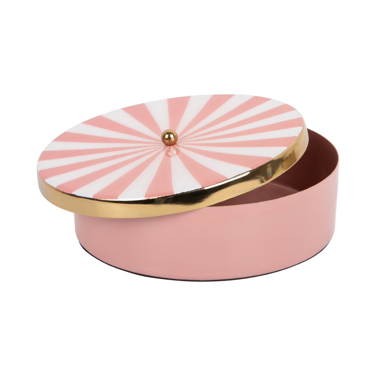 Present Time – Aufbewahrungsbox Candy Swirl Round Large – PT4204PI