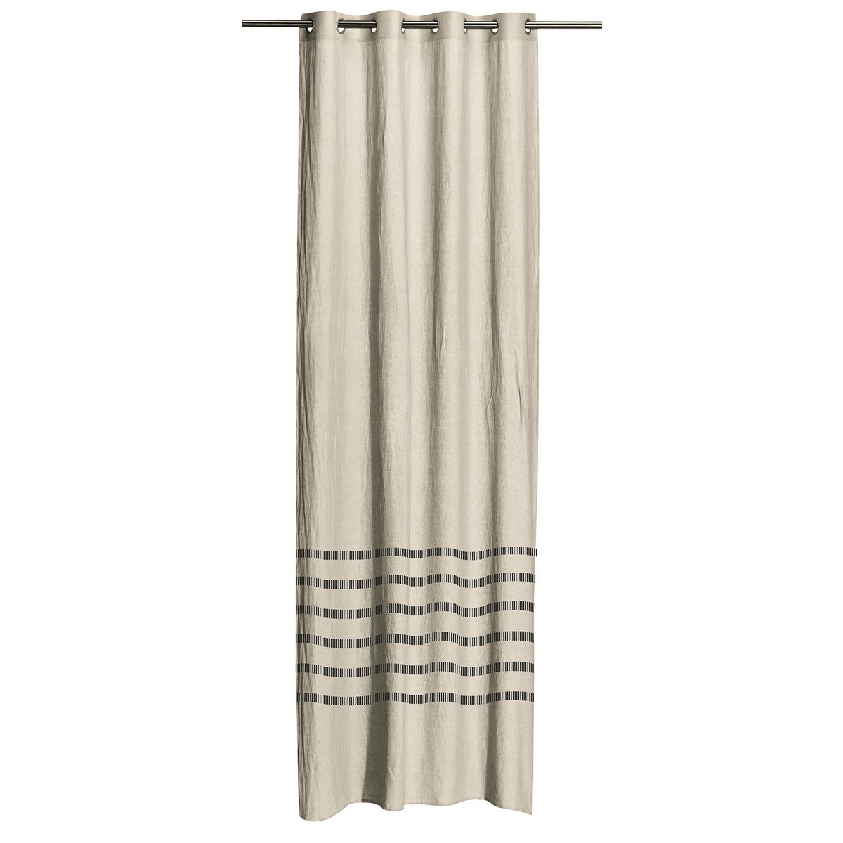 VIVARAISE - Stonewashed gordijn Zeff Eden Naturel 140 x 280