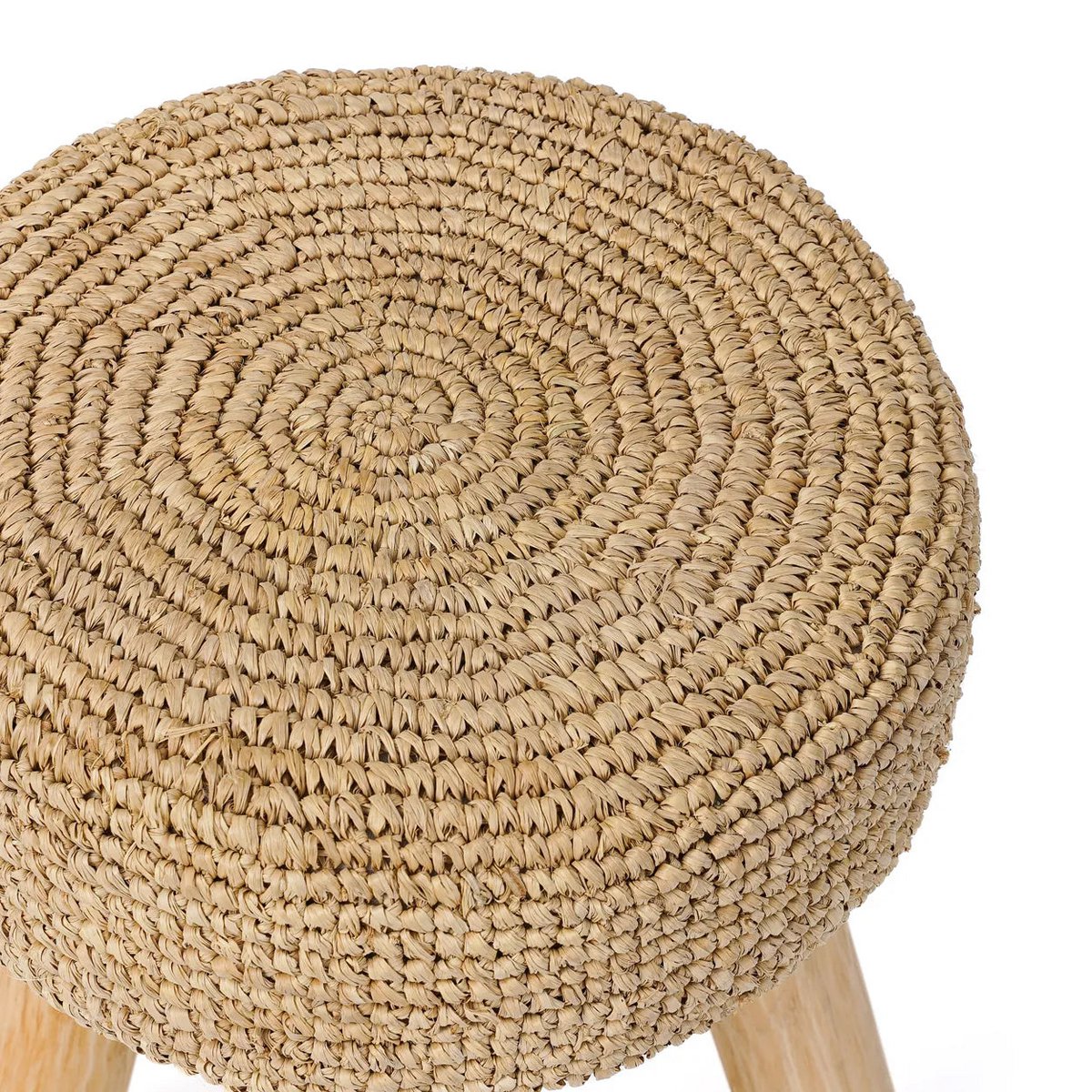 Bazar Bizar - Hocker 'Raffia' (Natur)