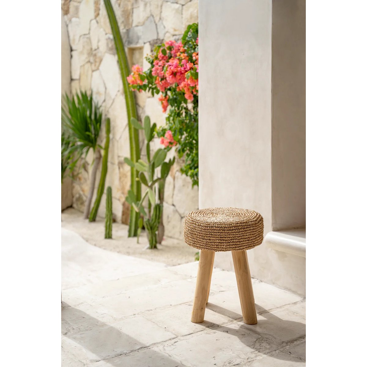 Bazar Bizar - Hocker 'Raffia' (Natur)