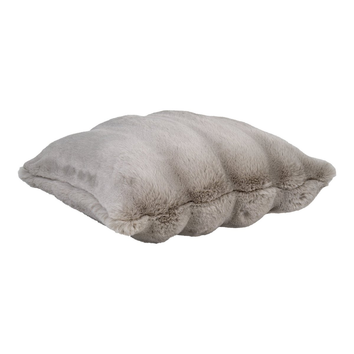 House Nordic - Coussin Galena - Coussin, fourrure artificielle, beige, 45x45 cm