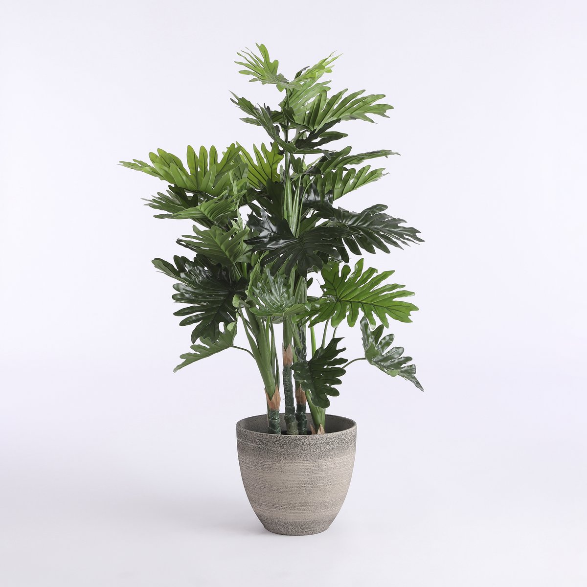 Glimmerdekorationen – Kunstpflanze Philodendron – H120 x Ø80 cm – Grün