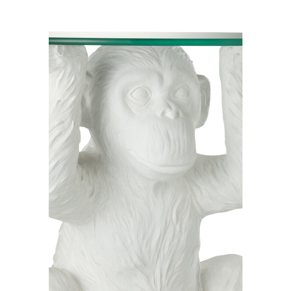 J-Line - Beistelltisch 'Monkey' (Weiß)