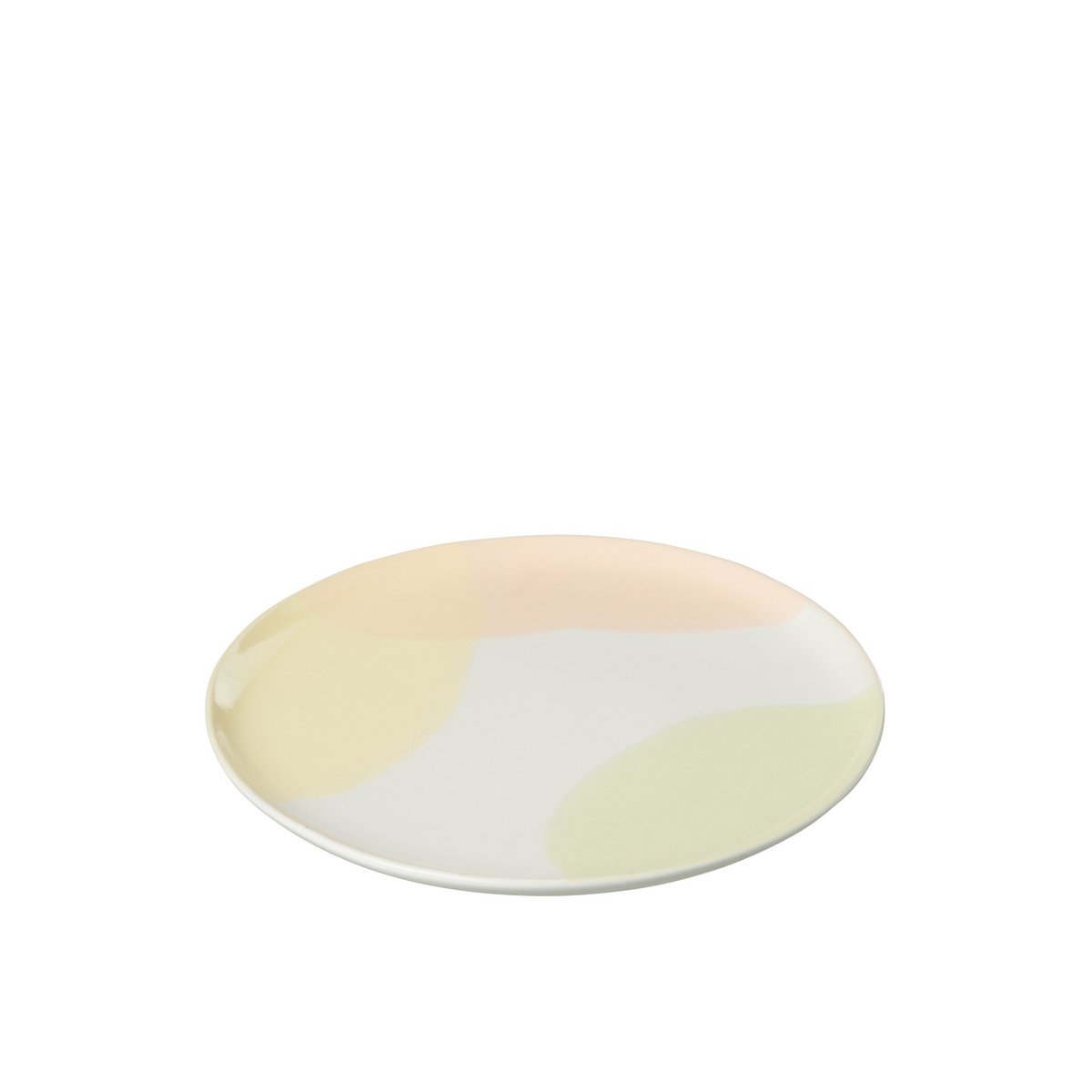 J-Line - Assiette Point - Porcelaine - Mix - Petit