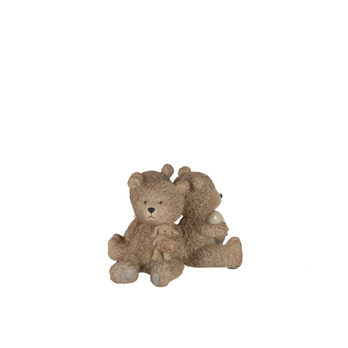 J-Line - Teddy 3-teilig Poly Hellbraun