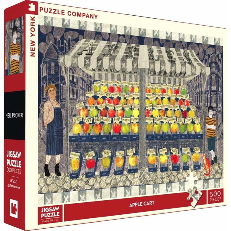 New York Puzzle Company - Puzzle 'Apple Cart' (500 Teile)