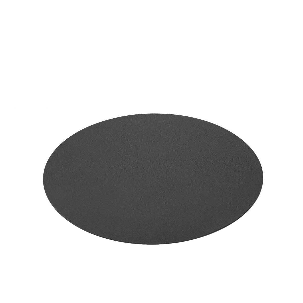 J-Line - Set de Table Rond - Plastique - Noir