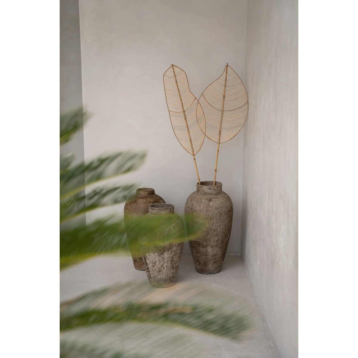 Bazar Bizar - Plantdecoratie 'Rotan' (Naturel)