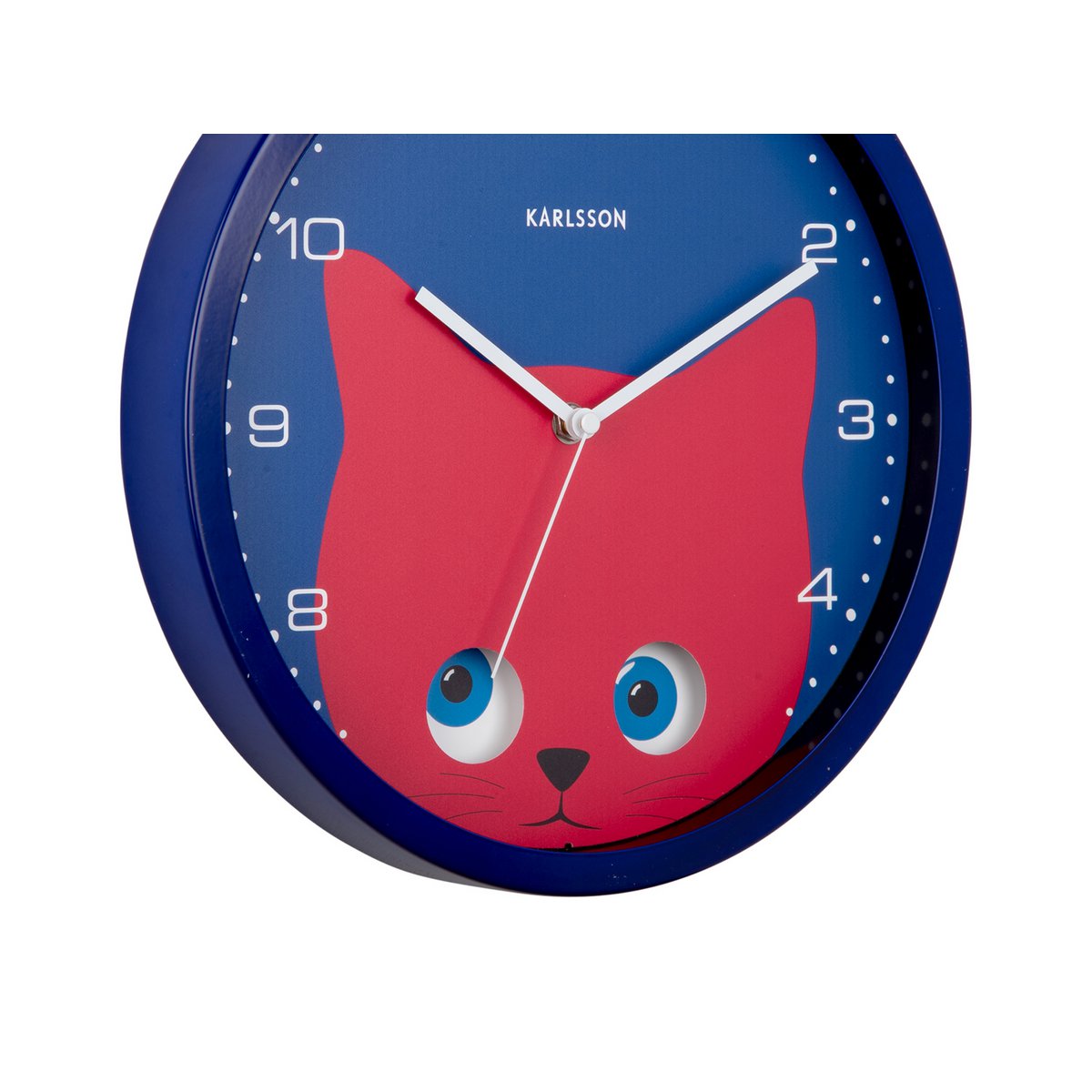 Karlsson – Wanduhr Peekaboo Cat – KA5997DB