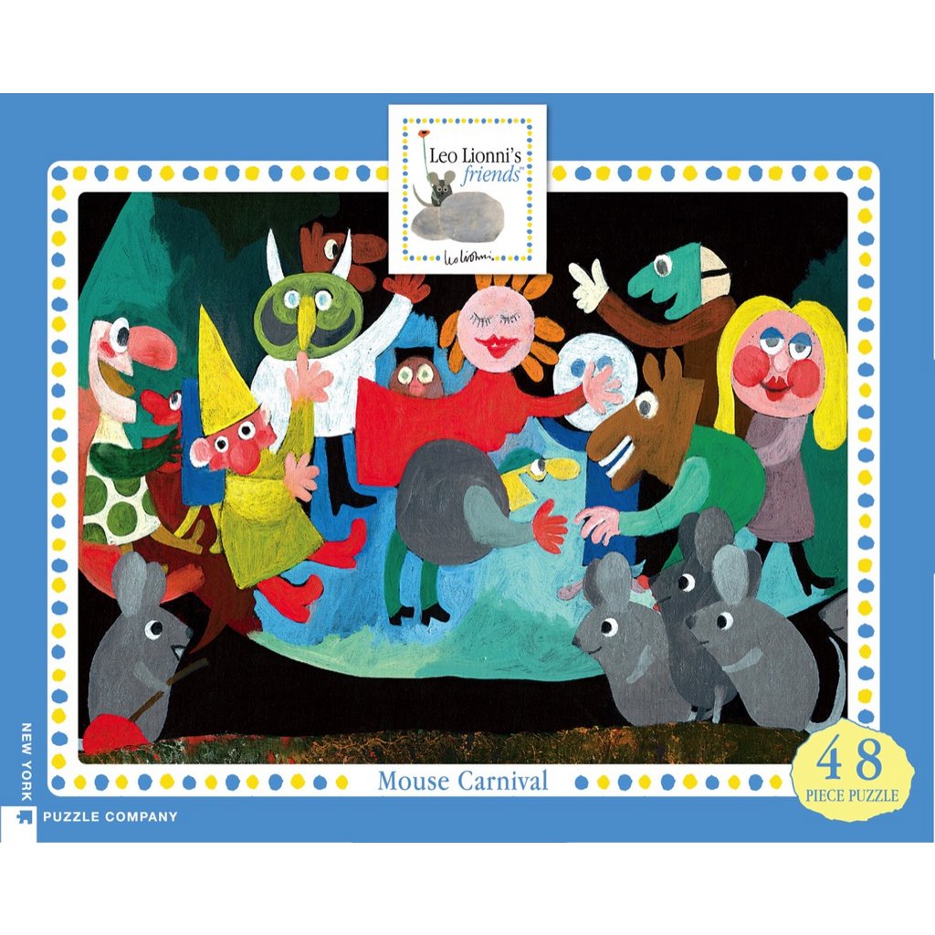 New York Puzzle Company - Puzzel 'Mouse Carnival' (48 stukken)