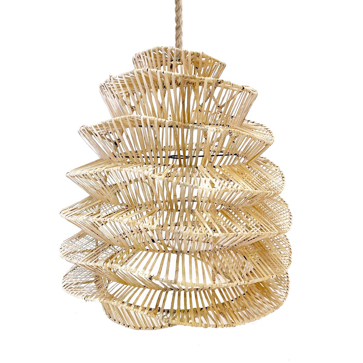 Bazar Bizar - Lampe suspendue 'Good Vibes' (Naturel, M)