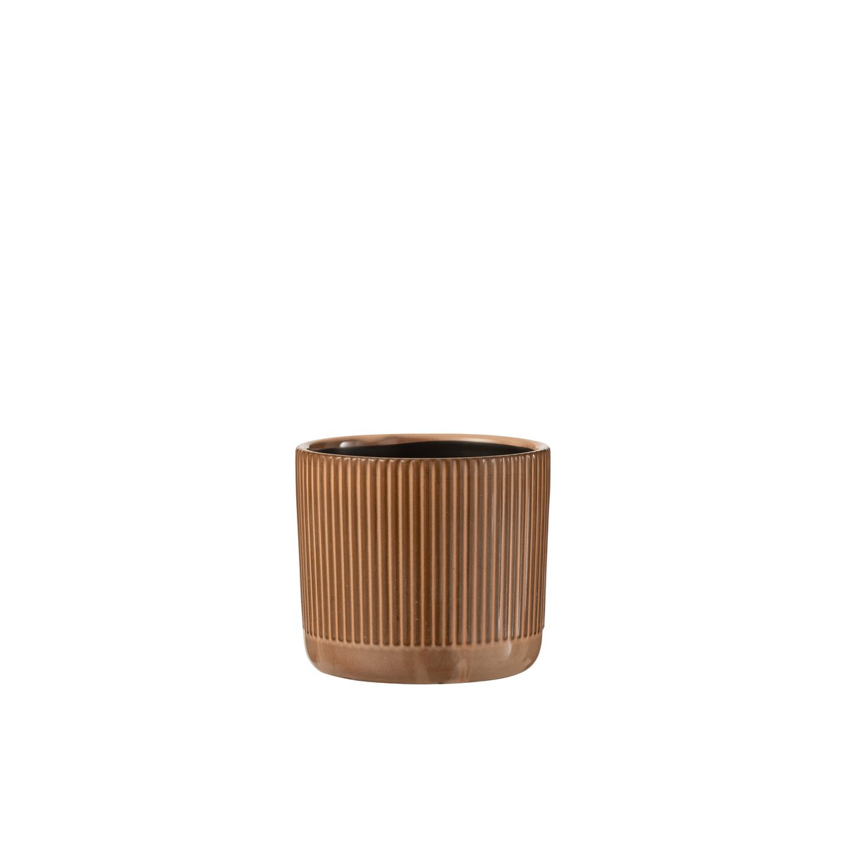 J-Line - Flowerpot Line Keramik Orange/Beige Klein