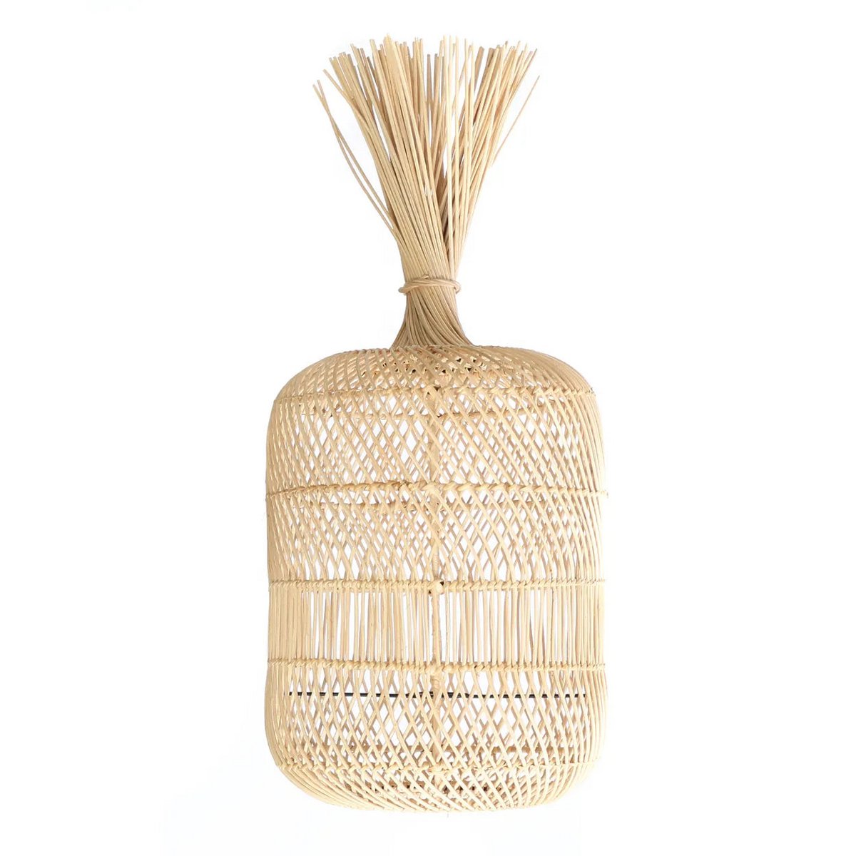 Bazar Bizar - Hang- en vloerlamp 'Dumpling' (Naturel, M)