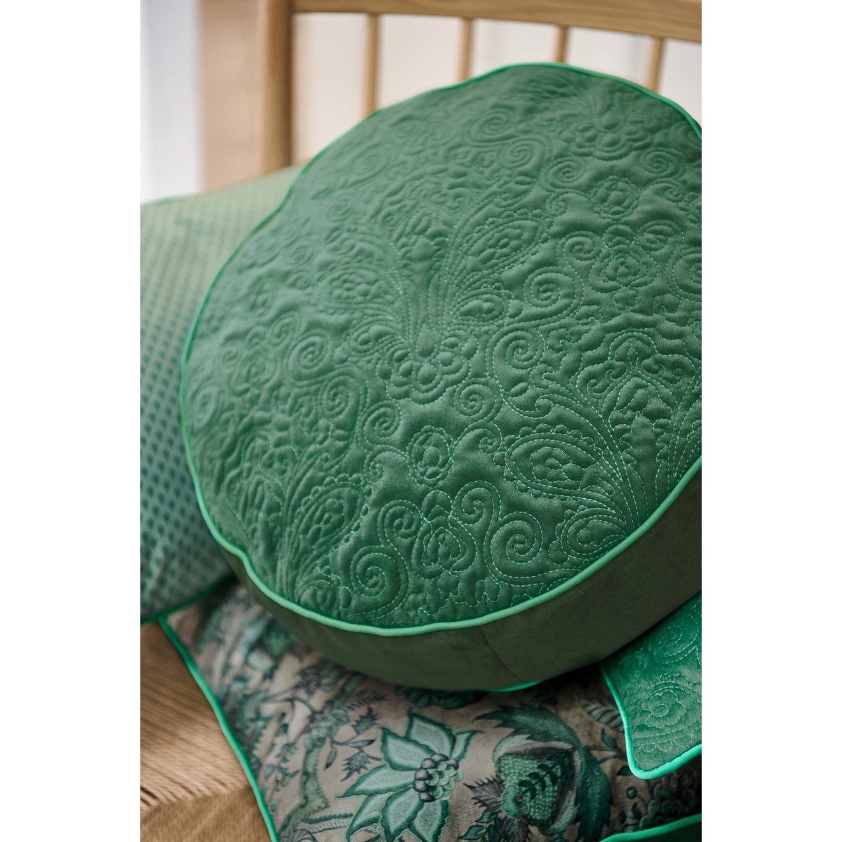 Pip Studio - Cushion Quiltey Days/Suki Green 40cm