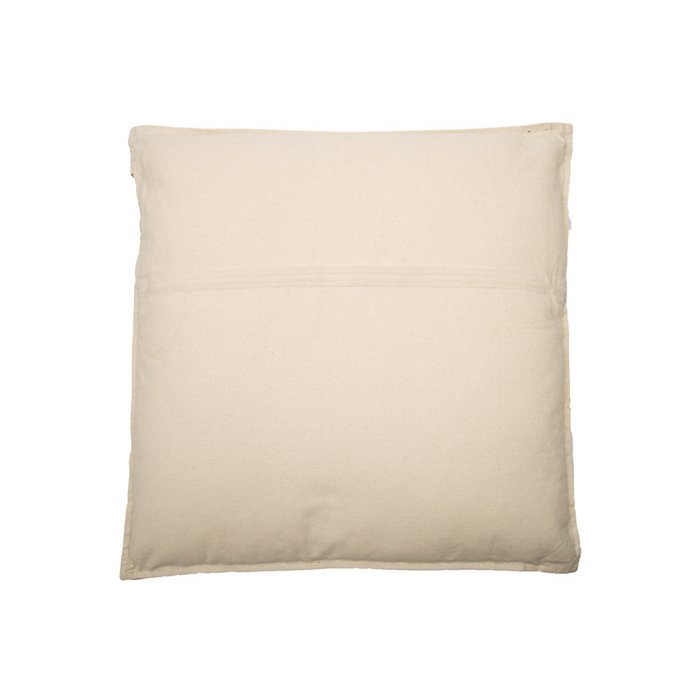 Mme. Bloom - Coussin décoratif 'Noa' (60cm x 60cm, Blanc/Noir)