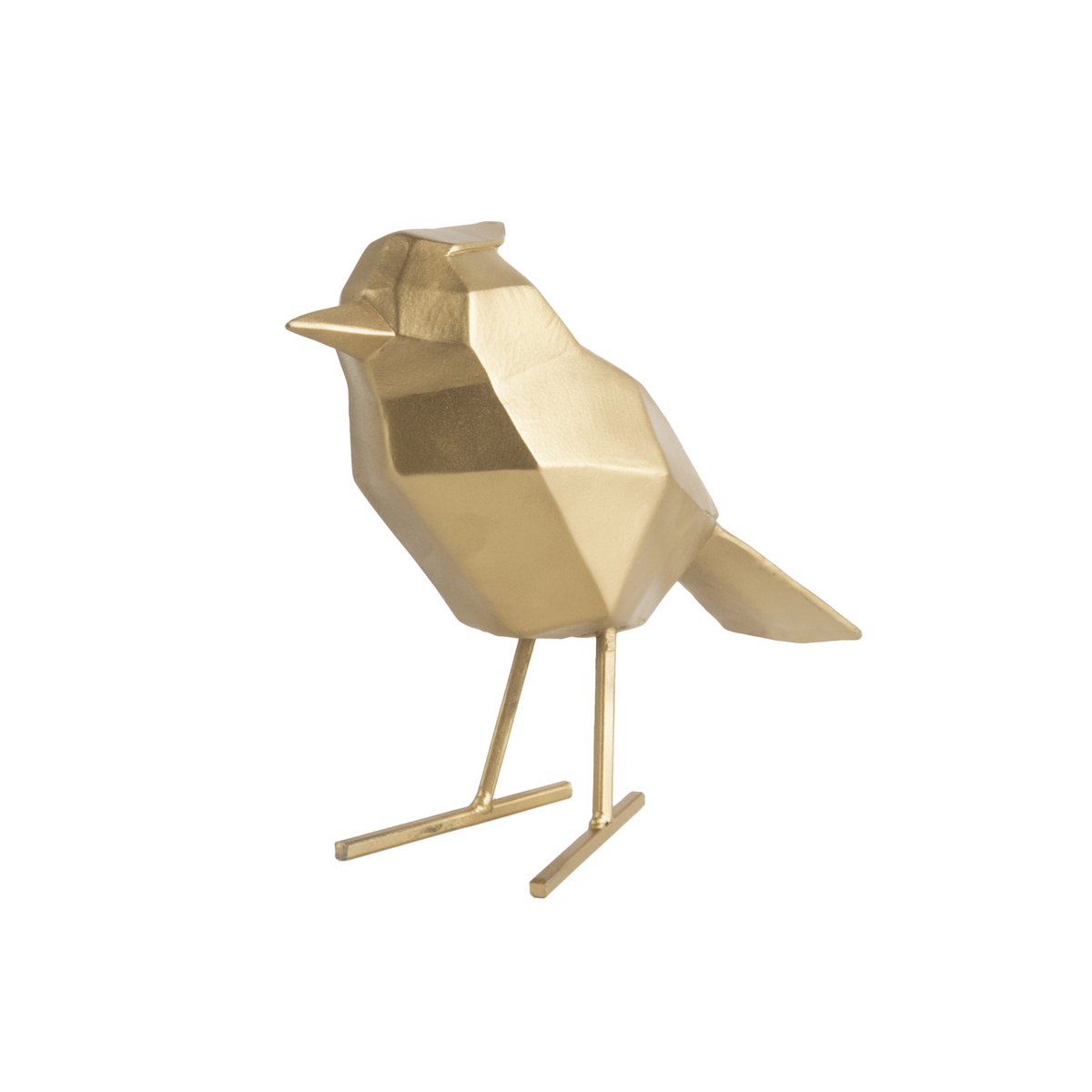 Present Time - Statue décorative Origami Oiseau Large - PT3336GD