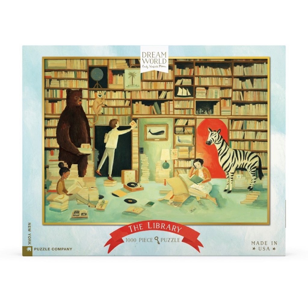 New York Puzzle Company - Puzzel 'The Library' (1000 stukjes)