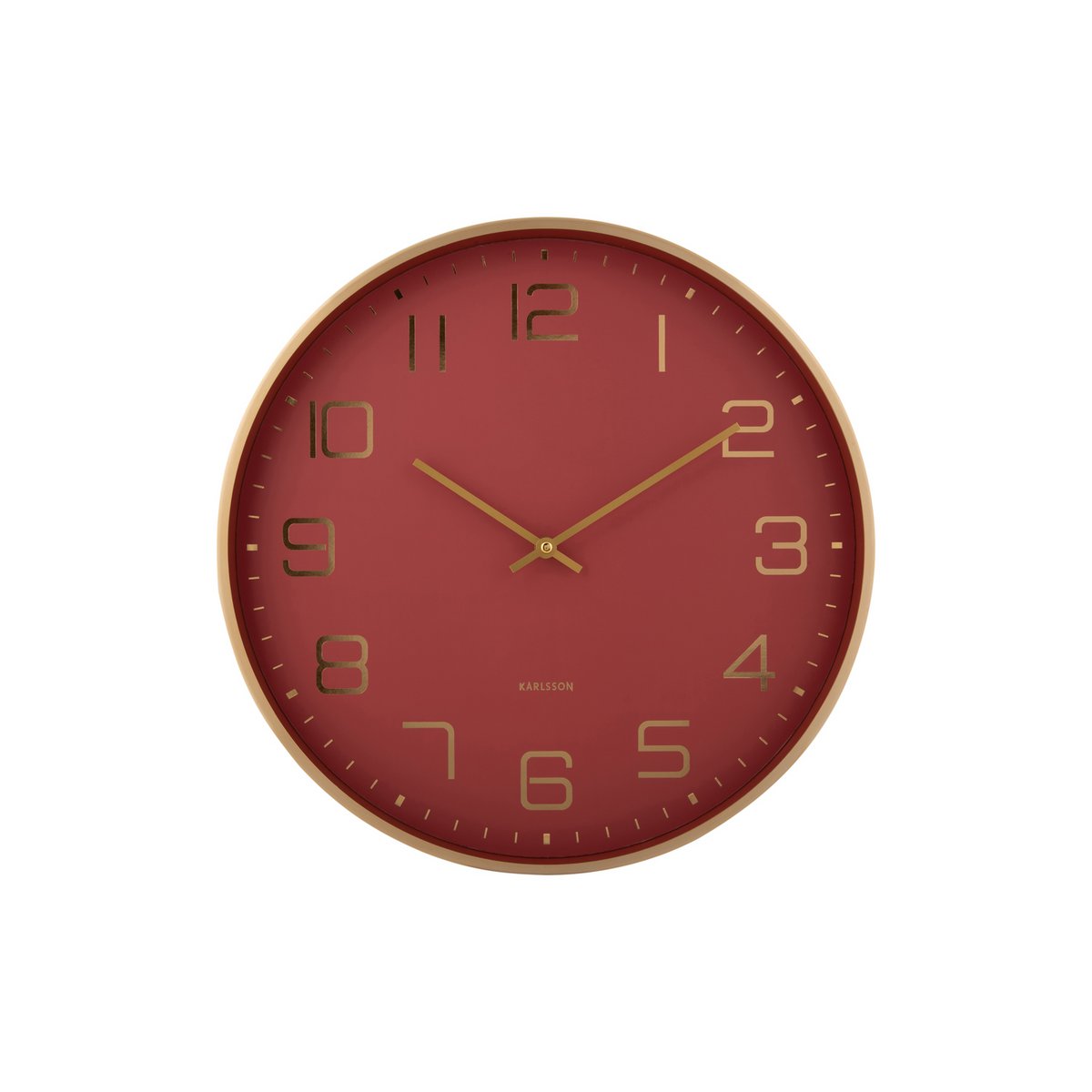 Karlsson - Horloge murale Elegance Glow (Ø40cm) - KA5973RD