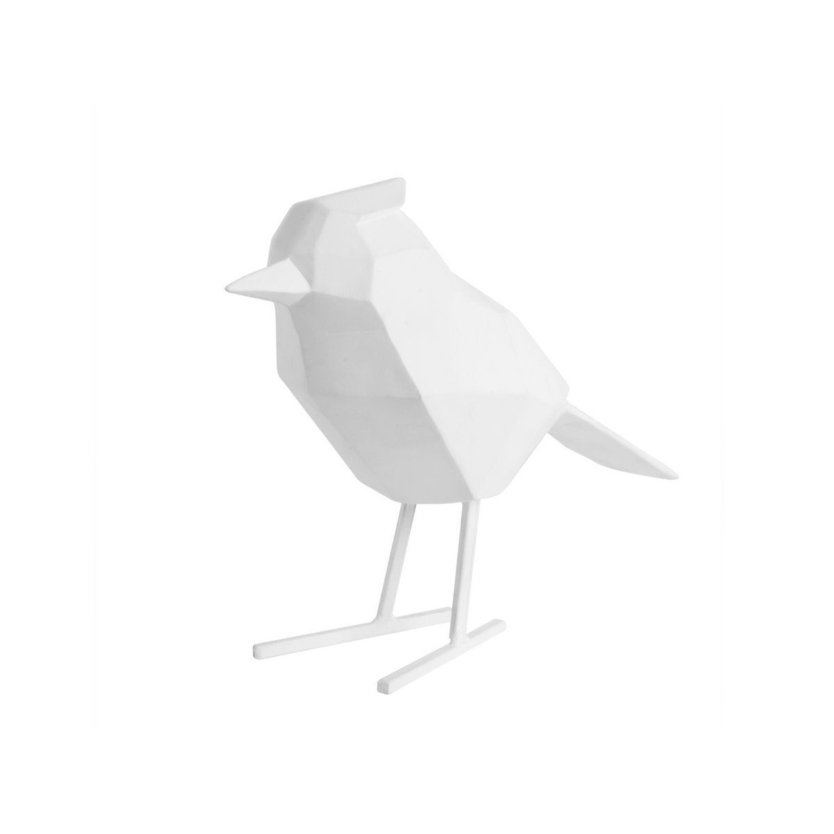 Present Time - Statue décorative Origami Oiseau Large - PT3336WH