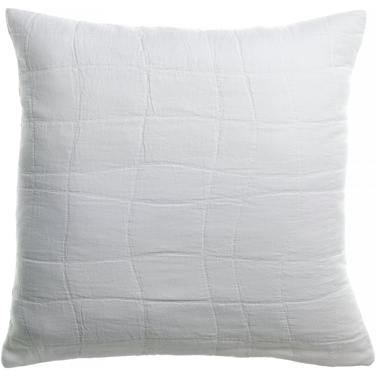 VIVARAISE - Coussin recyclé Titou Blanc 45 x 45