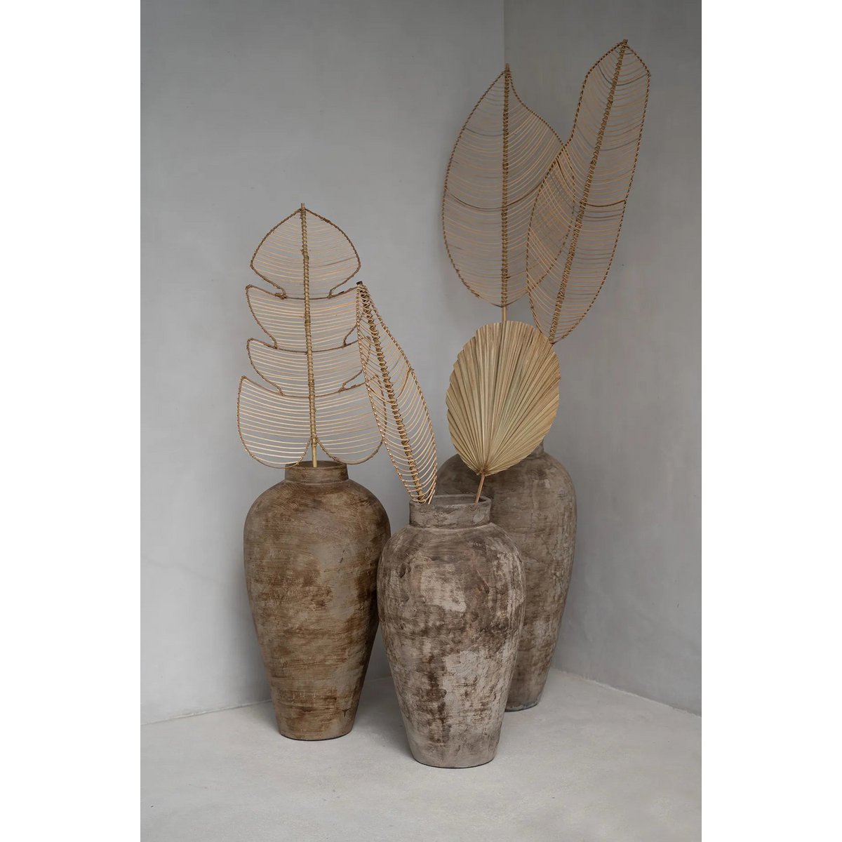 Bazar Bizar - Plantdecoratie 'Rotan' (Naturel)