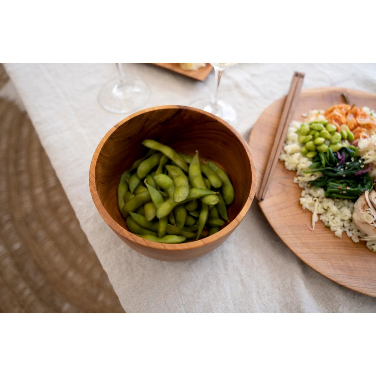 Bazar Bizar - The Teak Wortel Salade Bowl - S