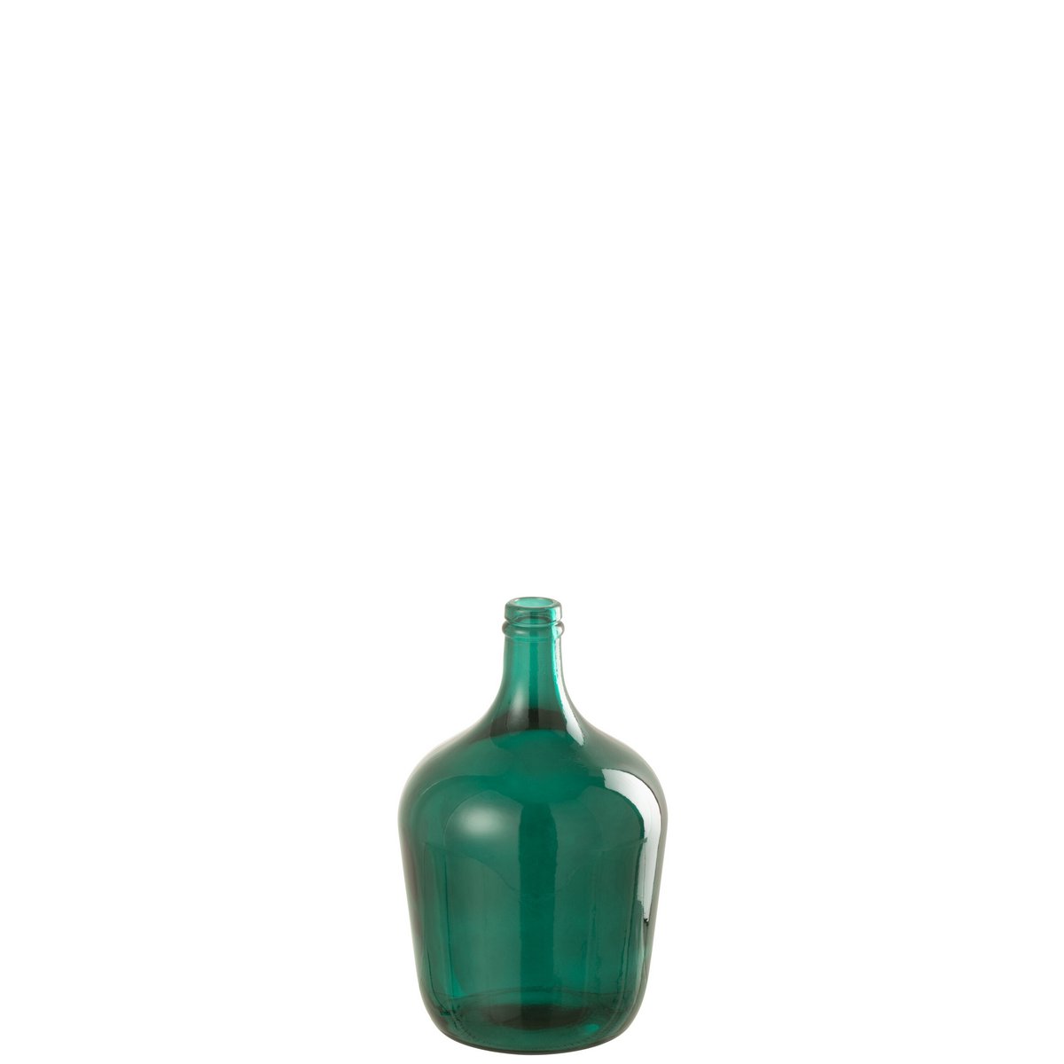 J-Line - Vasenflasche - Glas - Grün - 30,00 cm hoch