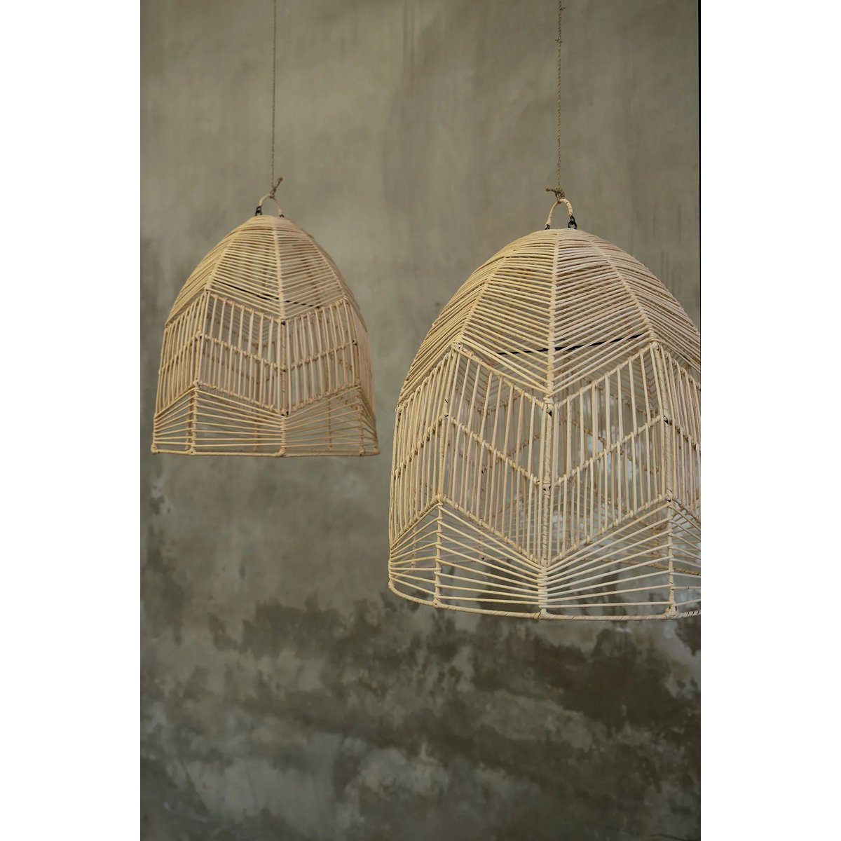 Bazar Bizar - Lampe suspendue 'Bala' (Naturel, M)