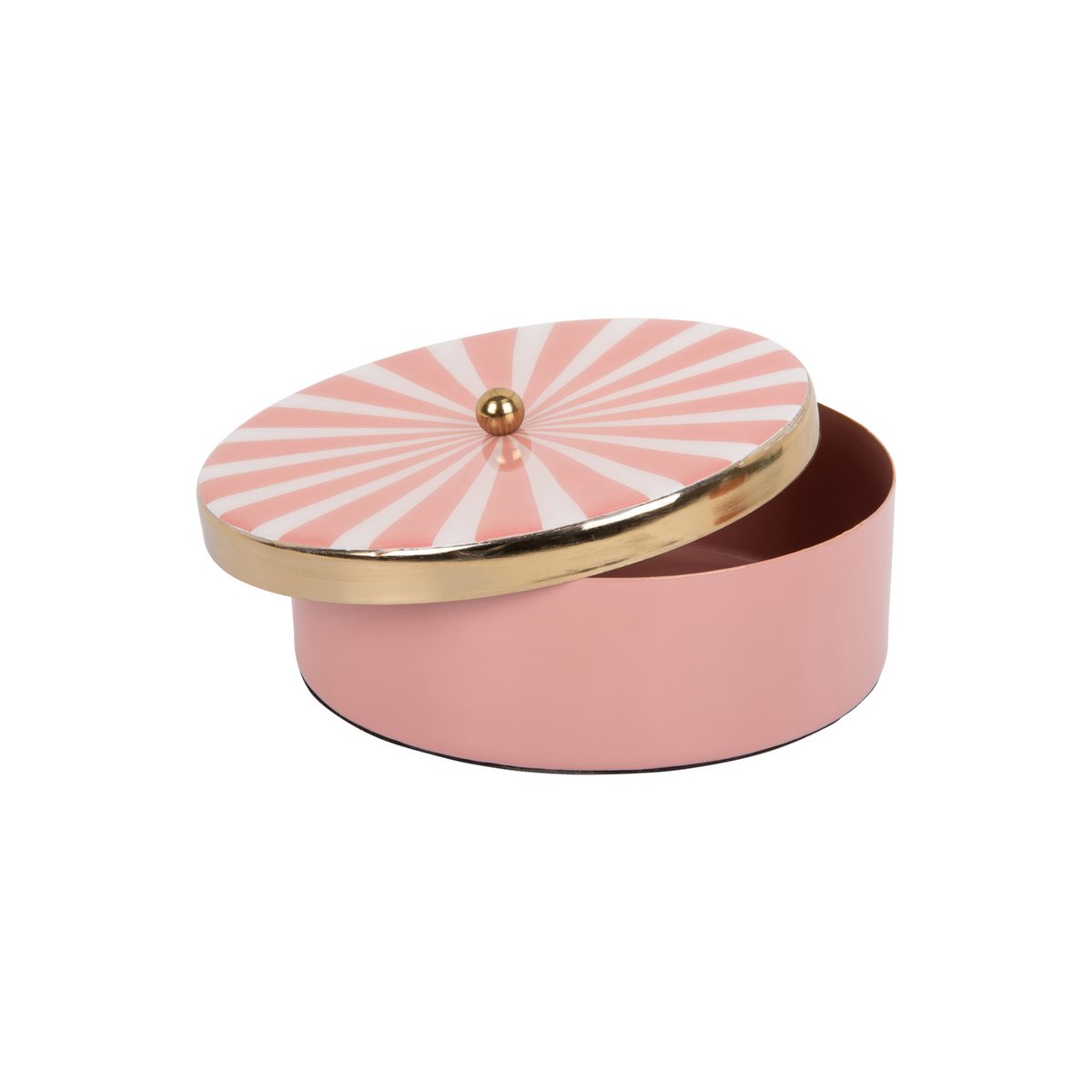 Present Time – Aufbewahrungsbox Candy Swirl Round – PT4203PI