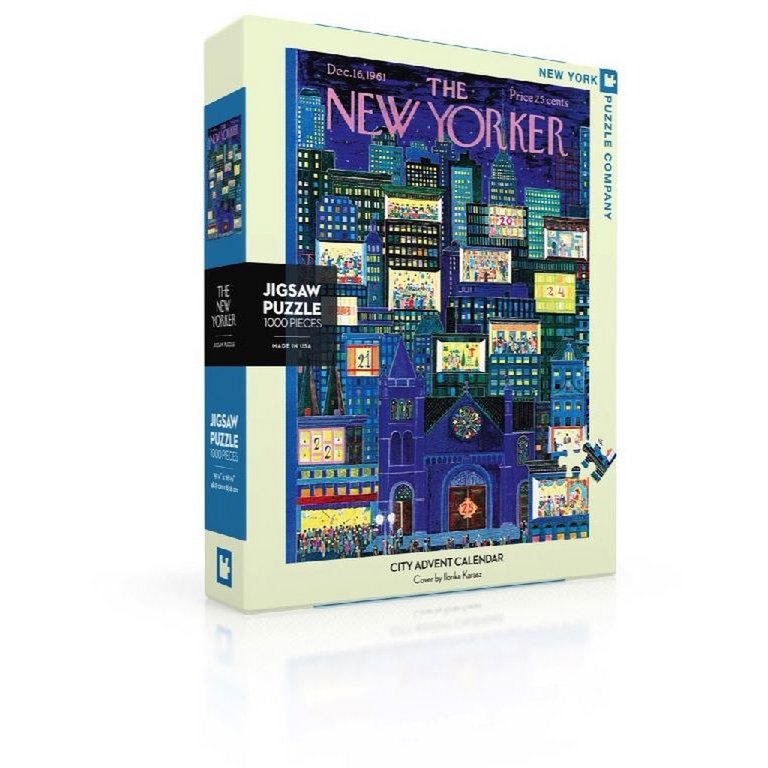 New York Puzzle Company - Puzzel 'City Advent Calendar' (1000 stukjes)